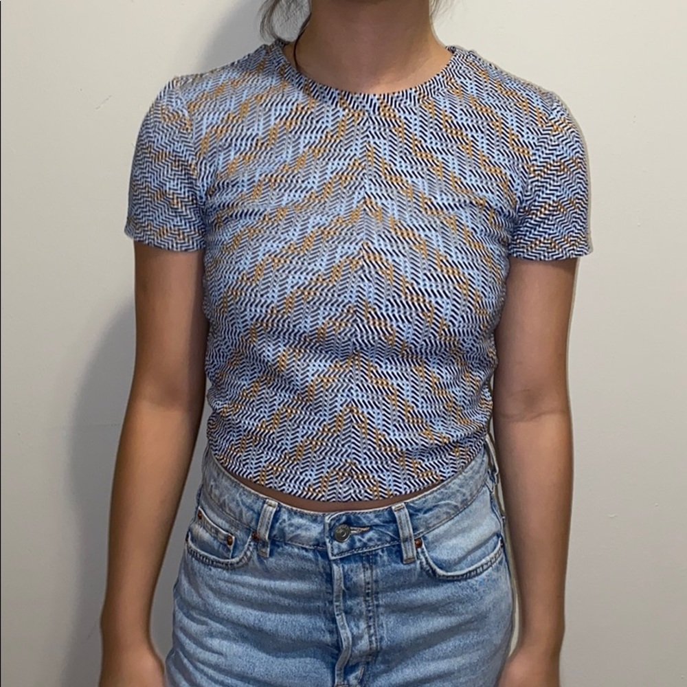Pattern crop top